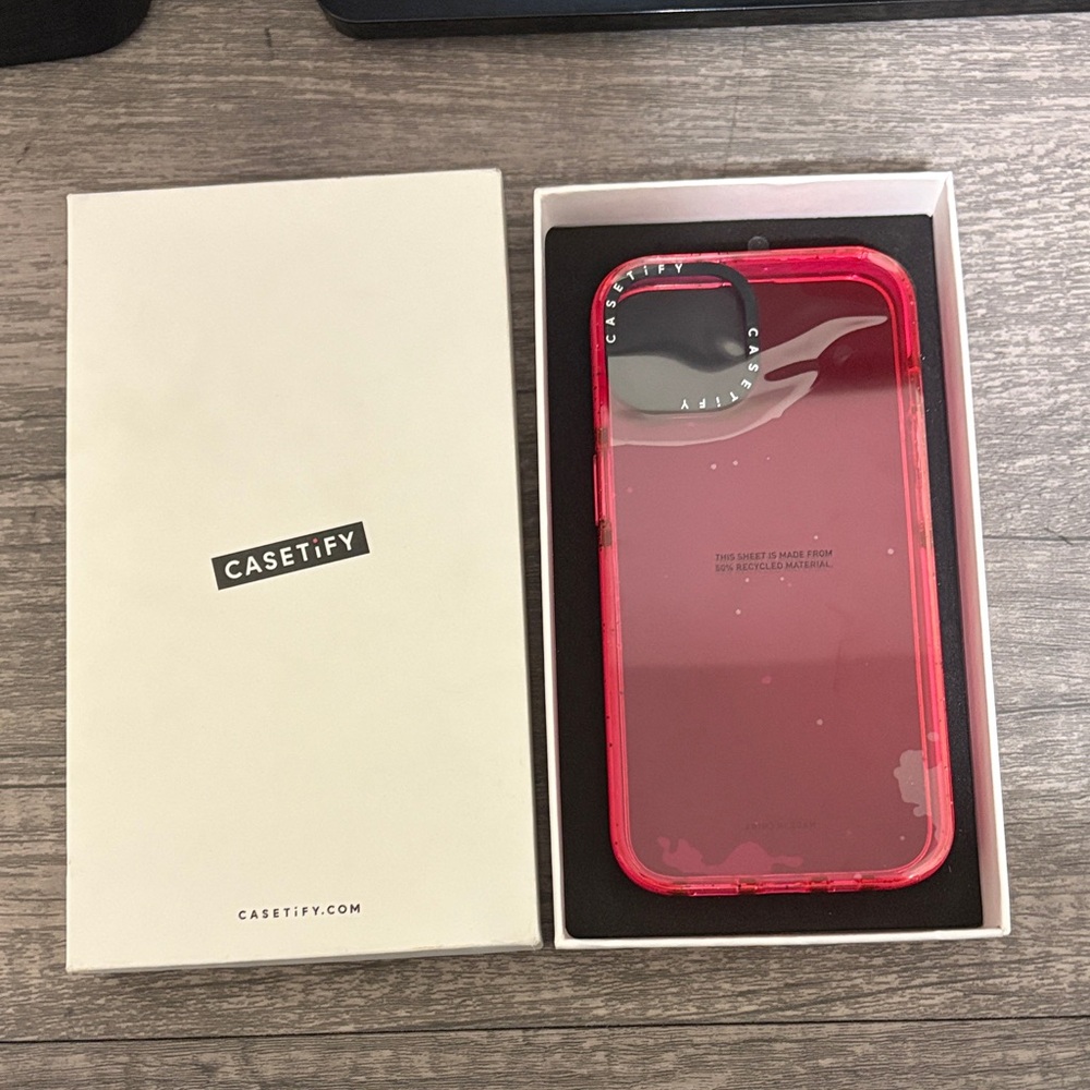 Casetify Vibrant Pink Phone Case